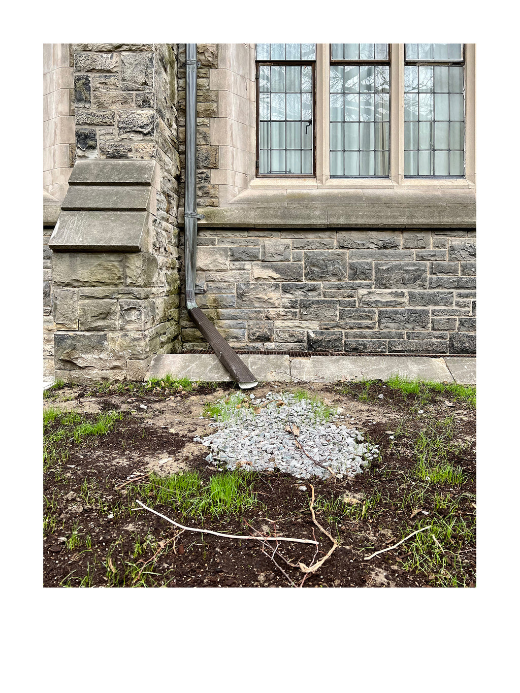 Untitled (Downspout) - Kristen Morin conceptual artwork