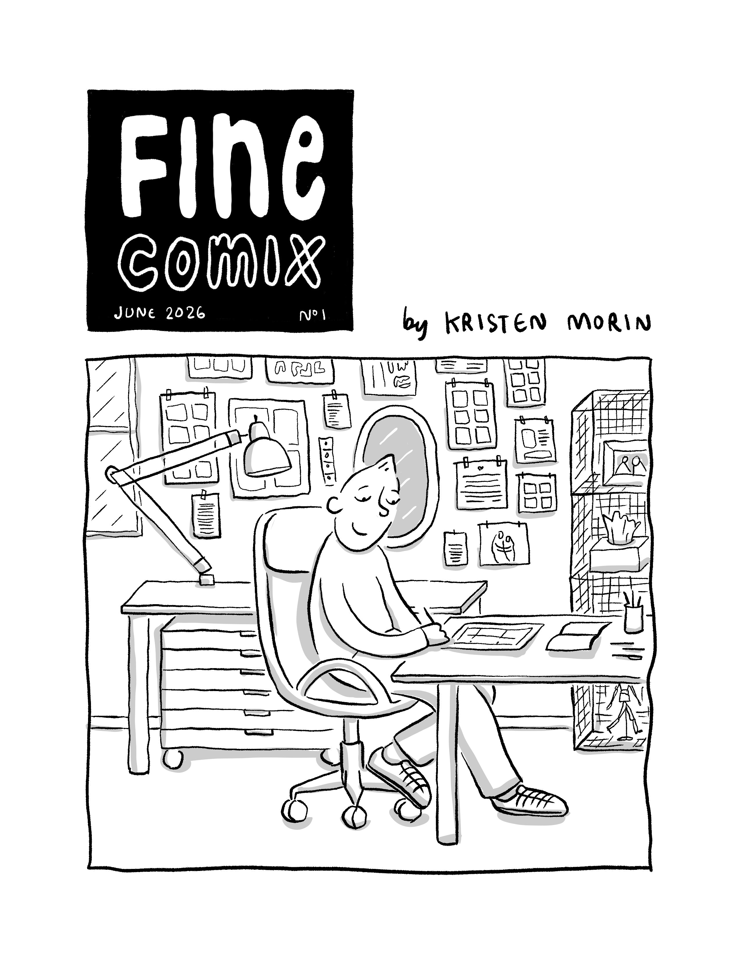Fine Comix Issue 1 - Kristen Morin conceptual artwork